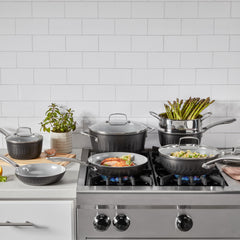 11-Pc Color Impressions Ceramic Nonstick Set