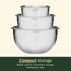 Stainless Steel Mixing Bowls with Lids