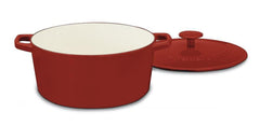 Chef’s Classic™ Enameled Cast Iron Cookware 5 Quart Round Covered Casserole